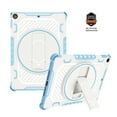 thumbnail image 1 of iPad 6th/5th Generation Case, Dteck Hybrid Silicone PC Protective Case with 360 Rotating Stand for iPad 6th / 5th Gen 9.7-inch,Blue, 1 of 10