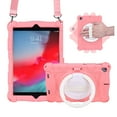 thumbnail image 1 of For iPad 6th 5th Generation Case, Soft Silicone Drop Protection Rotating Kickstand with Shoulder Strap Pencil Holder Kids Friendly Lightweight Case for iPad Air 1 2/ iPad 9.7" 2018/2017, Pink, 1 of 6