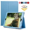 thumbnail image 1 of iPad 6th Gen 2018 Case, iPad 5th Gen 9.7 Case, iPad Pro 9.7 Case, iPad Air Case, Dteck Slim PU Leather Flip Cover With Auto Wake Sleep For iPad 5th Gen/6th Gen/Air 1 & 2/Pro 9.7, Sky Blue, 1 of 7