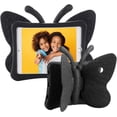 thumbnail image 1 of iPad 6th Generation Case for Kids, iPad 9.7 inch Case, Light Weight Shockproof EVA Foam Protective Tablet Stand Cover Holder for Apple iPad Air/Air 2 iPad 9.7 2017/2018 - Cute Butterfly,Black, 1 of 13