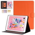 thumbnail image 1 of iPad 6th Generation Case, iPad 5th Generation Case, iPad Air 2 Case, iPad Air 1st Case, iPad Pro 9.7 inch Case, Dteck Slim Fit Magnetic Flip Case Buitl-in Card Slots Auto Wake Sleep Cover,Orange, 1 of 8