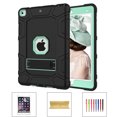 thumbnail image 1 of iPad 6th Generation Cases, iPad 2018 Case, iPad 9.7 Inch Case,Hybrid Shockproof Rugged Drop Protection Cover Built with Kickstand with PET Screen Protector For iPad 9.7 inch A1893/A1954/A1822/A1823, 1 of 7