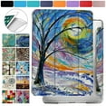 thumbnail image 1 of iPad 7.9 Inch Mini 3 Mini 2 Mini 1 Gen [Mini 3rd 2nd 1st ] A1599 A1489 A1432 MH3F2LL/A MH3G2LL/A MH3E2LL/A Shock Proof Magnetic Dual Angle Stand with Honeycomb Pattern Printed Cover - Color Emblem, 1 of 8