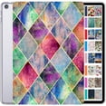 thumbnail image 1 of iPad 7.9 Inch Mini 5 Generation 2019 [ Mini 5th Gen ] A2133 A2124 A2126 A2125 MUQY2LL/A MUQW2LL/A MUQX2LL/A MUU62LL/A Printed Slim Hard Shell Protective Stand Cover - Diamond Grid, 1 of 8