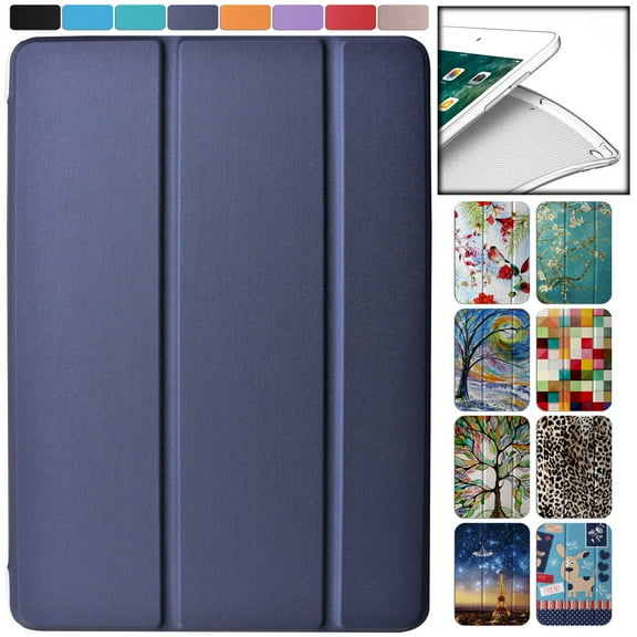 iPad 7.9 Inch Mini 5th [ Mini 2019 5 Gen ] A2133 A2124 A2126 MUQY2LL/A MUQW2LL/A MUQX2LL/A MUU62LL/A MUU32LL/A MUU52LL/A Lightweight Smart Adjustable Stand Feature Sleek Design Flip Case - Navy Blue
