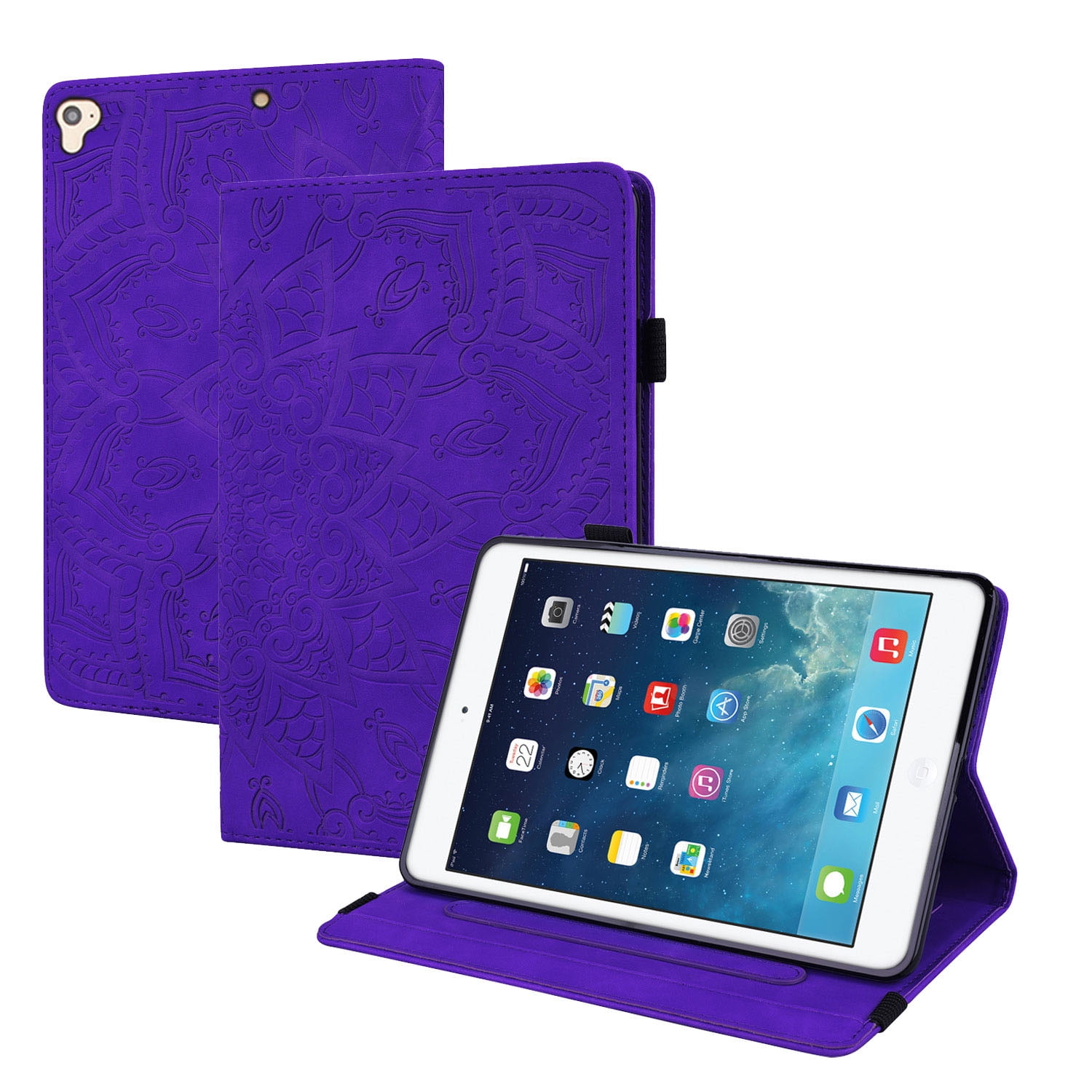 Purple Apple Pencil 7th Gen Ipad IPad 7th Gen Case, IPad 2019 Case