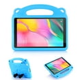 thumbnail image 1 of iPad 7th Generation Case for Kids, iPad 10.2 Case Shockproof, Allytech Soft EVA Lightweight Convertible Stand Handle Children Proof Kiddie Todder Friend Cover Case for Apple iPad 10.2" 2019,Blue, 1 of 6