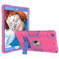thumbnail image 1 of iPad 7th Generation Case Shockproof, iPad 10.2 Case with Stand, Allytech Dual Layer Full Protection Rugged Kickstand Armor Defender Impact Resistant Case Cover for Apple iPad 7th Gen,Rose/Blue, 1 of 7