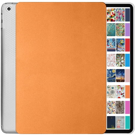 iPad 8.3 Inch Mini 6 Generation 2021 [ Mini 6th Gen ] A2567 A2568 A2569 UltraSlim Lightweight Shock Absorbant Flexible TPU Protective Clear Case - Orange