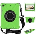 thumbnail image 1 of iPad 8th Generation Case 10.2", iPad 10.2 7th Gen Case, iPad Air 3 Case 10.5", Allytech Shockproof Silicone EVA Rubber Kickstand Shoulder Strap Kids Friendly Case Cover for iPad 10.2", Green, 1 of 6