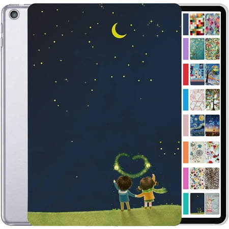 iPad 9 2021 iPad 8 2020 iPad 7 2019 10.2 [iPad 9th 8th 7th Gen ] A2197 A2270 A2602 MW762LL/A MYLC2LL/A MYL92LL/A MK2L3LL/A Printed Slim Hard Shell Protective Stand Cover - Night Sky
