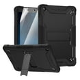 thumbnail image 1 of iPad 9.7 2018/2017 Case with Screen Protector Film, iPad 6th Generation Case, iPad 5th Generation Case, Dteck Heavy 3 IN 1 Rugged Shockproof Case Kickstand Protective Cover, Black, 1 of 8