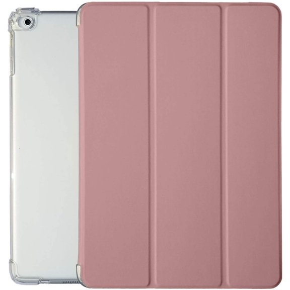 iPad 9.7 5th 6th Gen Air 1st 2nd Generation [iPad 5 6 Air 1 2] A1893 A1822 A1566 A1474 MH2V2LL/A MRM52LL/A MP242LL/A Slim Cover with AirCushion Corner for Extra Shock Protection - Rose Gold