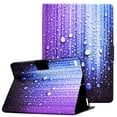 thumbnail image 1 of iPad 9.7" 6th/5th Gen 2018/2017 Case, iPad Air 2/Air 1 Case,Allytech Multi-Angle Viewing Stand Wallet Card Holder PU Leather Scratch Resistant Cover for iPad 6 2018/iPad 5 2017/Air 2 1, Water Droplets, 1 of 6