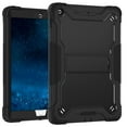 thumbnail image 1 of iPad 9.7 6th Gen Case, iPad 9.7 5th Gen Case, Allytech Hybrid PC TPU Shockproof Anti-scratch Kickstand Impact Resistant Back Cover Case for Apple iPad 9.7-inch 2018/2017, Black, 1 of 9