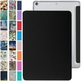 thumbnail image 1 of iPad 9.7 Inch 4 Gen 3 Gen 2012 2 Gen 2011 [iPad 4th 3rd 2nd Old Model ] A1458 A1416 A1395 A1396 A1416 MD525LL/A MD516LL/A MG932LL/A MG942LL/A Trifold PC Smart PU Leather Hard Back Cover - Black, 1 of 5