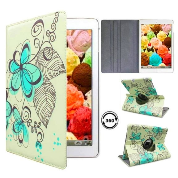 iPad 9.7 Inch 6th / 9.7 Inch 5th Generation / iPad Air 2 / iPad Air 1 Case, 360 Rotating Stand with Wake Up/Sleep Function for iPad 2018 2017 9.7"