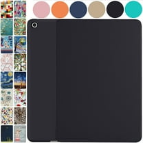 iPad 9.7 Inch Air 1st Generation [ Air 1 2013 ] A1893 A1822 A1566 MD785LL/B MD788LL/B MD786LL/B MD789LL/B MD787LL/B Trifold Soft Silicone Shock Proof Magnetic Flip Case - Black