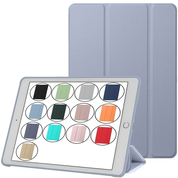 iPad 9th 8th 7th Gen 10.2 inch TPU Case A2602 MK2K3LL/A MK2L3LL/A A2604 MK2N3LL/A MK2P3LL/A A2603 A2605 MK663LL/A MK693LL/A A2270 MYLC2LL/A MYL92LL/A A2428 A2429 A2430 A2197 MW762LL/A - Purple