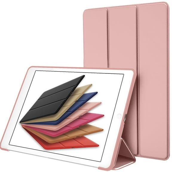 iPad 9th 8th 7th Gen 2021 2020 2019 Case A2602 MK2K3LL/A MK2L3LL/A A2604 MK2N3LL/A MK2P3LL/A A2603 A2605 MK663LL/A MK6A3LL/A MK693LL/A A2270 MYLC2LL/A A2428 A2429 A2430 A2197 MW762LL/A - Rose Gold