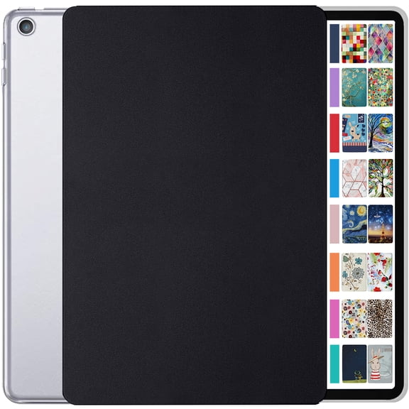 iPad 9th 8th 7th Gen Hard Back Case A2602 MK2K3LL/A MK2L3LL/A A2604 MK2N3LL/A MK2P3LL/A A2603 A2605 MK663LL/A MK6A3LL/A MK693LL/A A2270 MYLC2LL/A MYL92LL/A A2428 A2429 A2430 A2197 MW762LL/A - Black