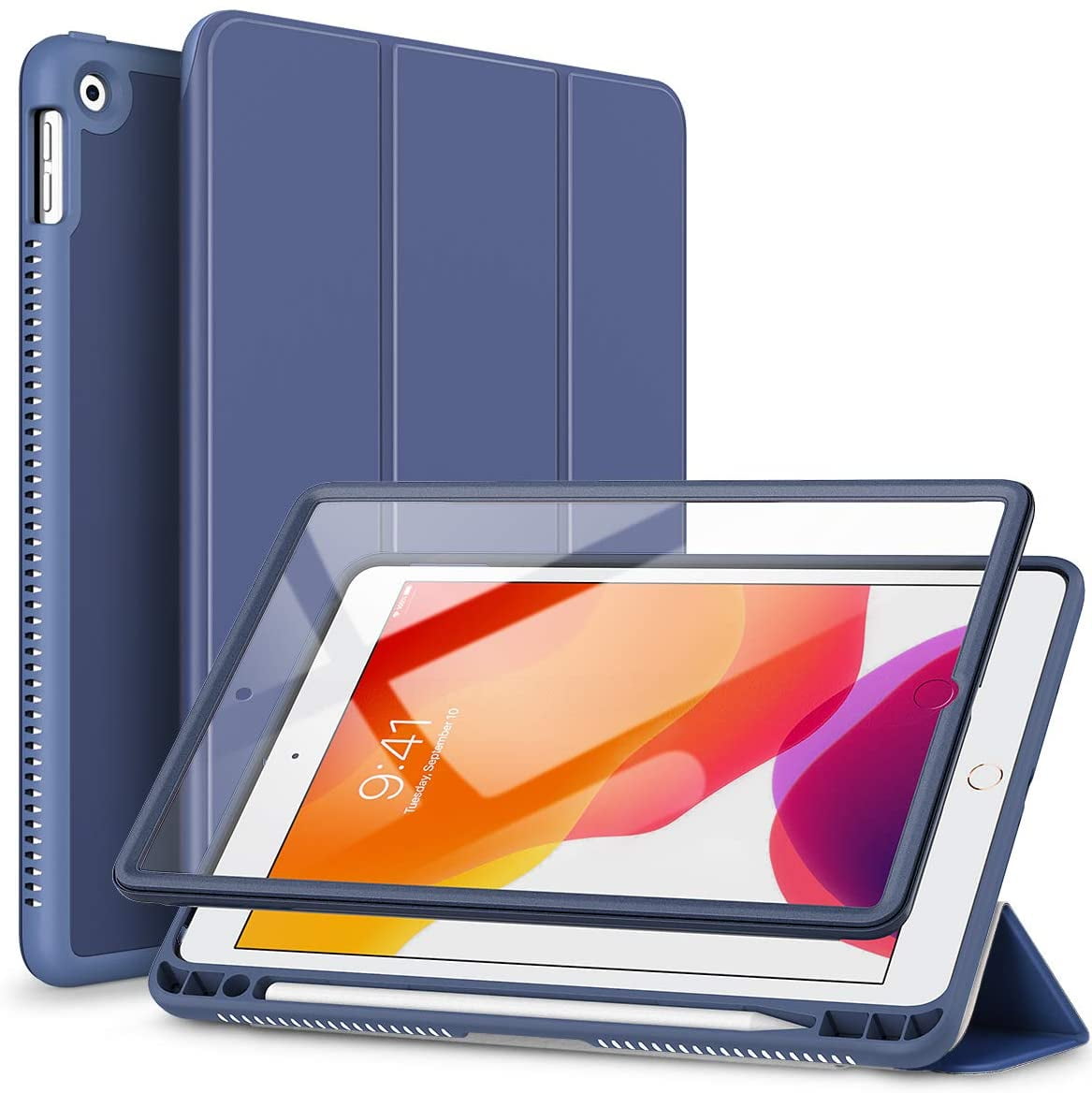 Aazon.co: Trizoanic Case For IPad 9th/8th/7th Generation,iPad 10.2 Inch Case Clear Back IPad - View #13