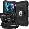 thumbnail image 1 of for iPad 9th 8th 7th Generation (10.2 inch, 2021/2020/2019) - Heavy Duty Shockproof Kid-Friendly Protective Cover, Built-in Kickstand With Shoulder Strap, 1 of 9