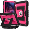 thumbnail image 1 of for iPad 9th 8th 7th Generation (10.2 inch, 2021/2020/2019) - Heavy Duty Shockproof Kid-Friendly Protective Cover, Built-in Kickstand With Shoulder Strap, 1 of 9