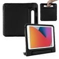thumbnail image 1 of iPad 9th/8th/7th Generation 2021/2020/2019(10.2 inch) case, Shockproof, Silicone Rubber EVA Portable Handle Stand Protective Kids Cover Case for iPad 9 8 7 Gen 10.2", Black, 1 of 5