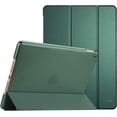 thumbnail image 1 of for iPad 9th/ 8th/ 7th Generation Case 10.2 Inch (2021/2020/2019 Release), 10.2 iPad Case 9th/ 8th/ 7th Gen Cover, Slim Smart Cover with Translucent Hard Shell Back -MidnightGreen, 1 of 14