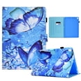 thumbnail image 1 of iPad 9th/8th/7th Generation Case, iPad 10.2-inch Case 2021/2020/2019,Dteck Magnetic Leather Pattern Card Holder Wallet Case Kickstand Shockproof Smart Folio Cover,Butterfly, 1 of 7