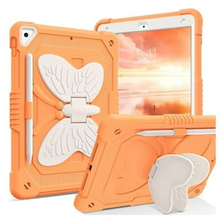 Housse Etui Rotatif Orange pour Apple iPad 10.2 2020 + Vitre de protection