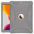 thumbnail image 1 of iPad 9th/ 8th/ 7th Generation Case, iPad 10.2 Case Rugged Silicone Protective Heavy Duty Shockproof Kids Friendly Case - Gray, 1 of 1