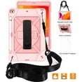 thumbnail image 1 of iPad 9th 8th 7th Generation Cases with Screen Protector, iPad 10.2" 2021/2020/2019 Case, Allytech Heavy Duty Shockproof Protective Covers with 360 Rotate Stand /Hand Strap/ Should Belt /Pencil Holder, 1 of 9