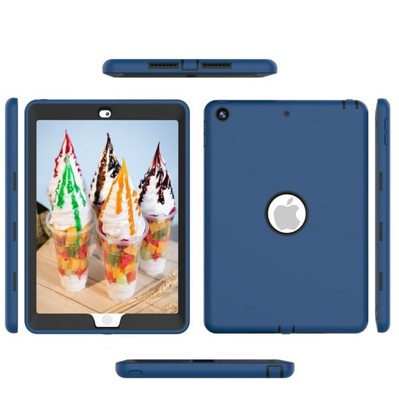 iPad 9th / 8th Generation cover case 10.2 inch with Built-in Screen Protector / 7th Generation case for ipad Model MYLF2LL/A MYLD2LL/A MYLC2LL/A MYN32LL/A MYL92LL/A MYLA2LL/A MYLE2LL/A
