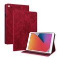 thumbnail image 1 of iPad 9th Generation 10.2 inch 2021 Smart Case,iPad 8th Gen 2020 Dteck Butterfly Pattern Leather Card Holder Wallet Case Kickstand Hybrid Rubber Folio Flip Cover for iPad 7th Gen 10.2" 2019,Red, 1 of 6