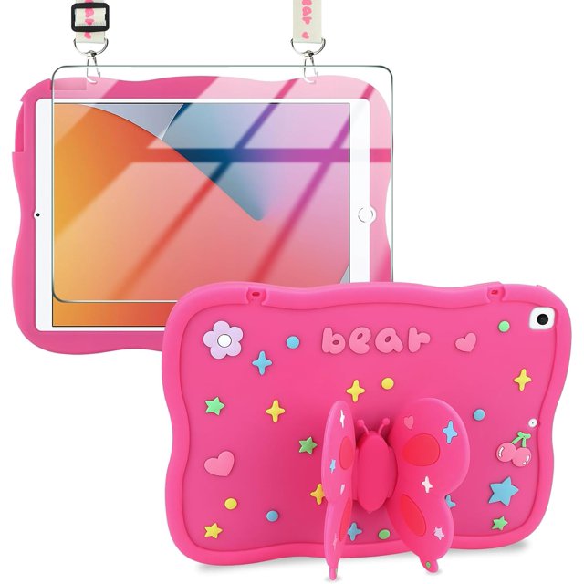 for iPad 9th Generation Case 8th 7th Generation with Screen Protector