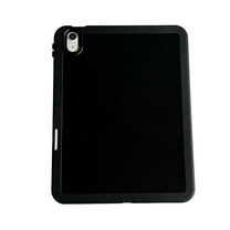 for iPad (A16) 11th Gen 2025 / iPad 10th Gen 10.9" 2022 Silicone Case, Slim and Light, Shock and Drop Protection, Yellowing Resistant, Hard Back, with Pen Holder, Shock-Absorbing Corners, Black
