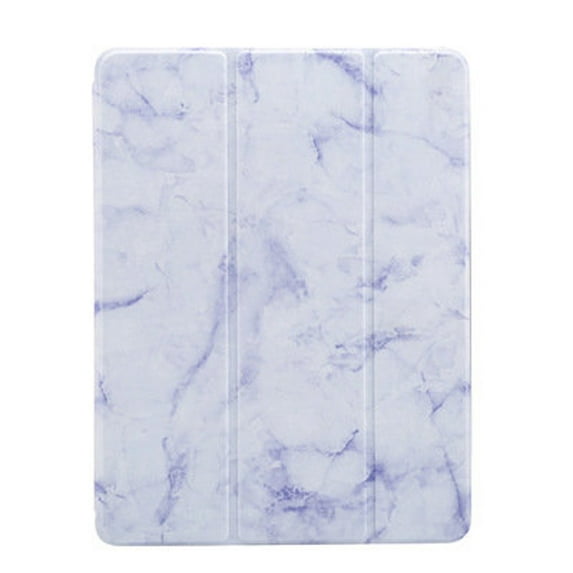 iPad Air 1 9.7 Case, Apple Pencil Holder Slot & Auto Sleep Wake Smart Cover, Multi-Angle Trifold Stand, GMYLE PU Leather Slim Lightweight for iPad Air 9.7 inch 1st Gen (Purple Marble)