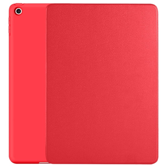 iPad Air 1 9.7 Inch 6 5 2 [iPad 5th 6th Air 1st 2nd Gen ] A1893 A1822 A1566 MD785LL/A MD788LL/A MD786LL/A MD789LL/A Full Body Protective Soft Back Cover with Wake/Sleep Feature - Red