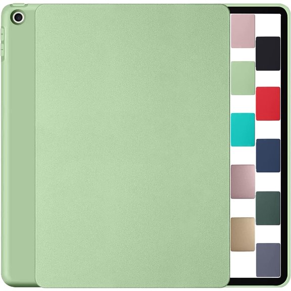 iPad Air 1 9.7 Inch 6 5 2 [iPad 5th 6th Air 1st 2nd Gen ] A1893 A1822 A1566 MD785LL/A MD788LL/A MD786LL/A MD789LL/A Full Body Soft Back Cover Wake/Sleep Feature - Tea Green
