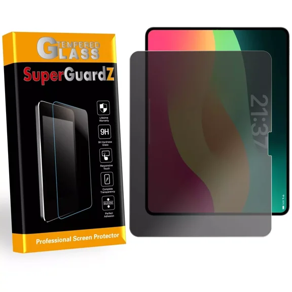 For iPad Air 11 (7th/6th Gen, 2025/2024) - SuperGuardZ Privacy Anti-Spy Tempered Glass Screen Protector, 9H, Anti-Scratch, Anti-Bubble, Anti-Fingerprint