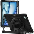 for iPad Air 13inch M2 (2024) Rugged Case, with 360° Rotating