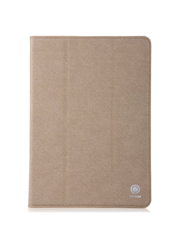 iPad Air 1st Gen Case, Polyurethane Leather Folio Smart Auto Sleep/Wake Stand Case for Apple iPad Air 1st Gen - Apricot