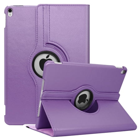 iPad Air 2 Case Cover - Multi-Angle Viewing 360 Degree Rotating Smart Case Cover, Auto Sleep/Wake, Leather Full Body Protective Cover for iPad Air 2