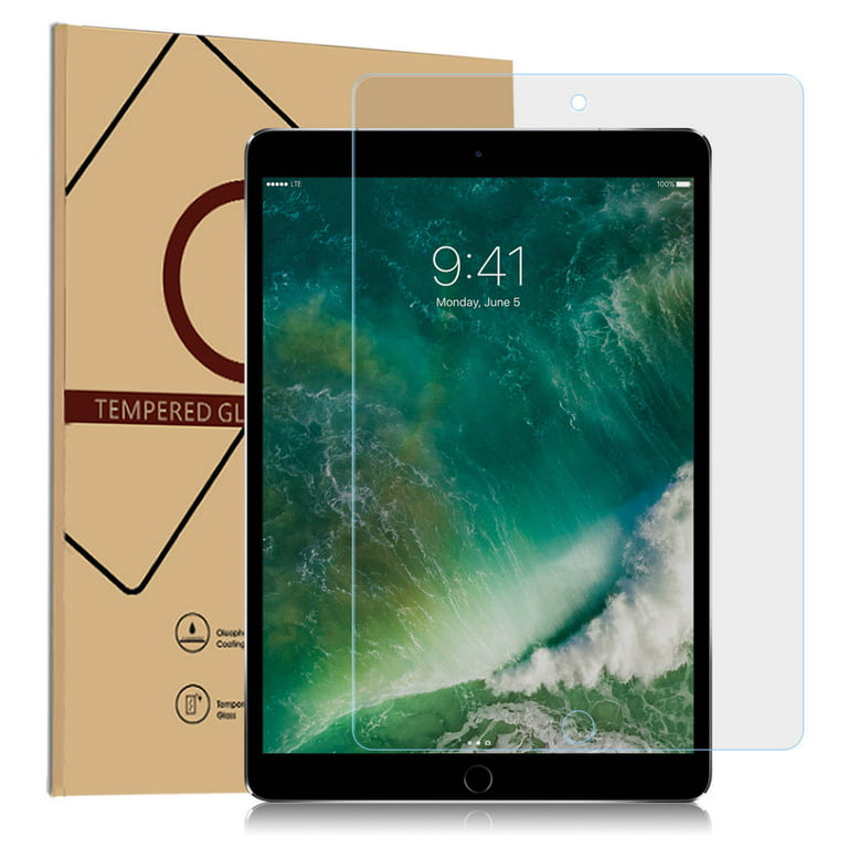 iPad Air 2 Screen Protector, Mignova Tempered Glass Screen Protector with  Anti-Scratch, Anti-Fingerprint, Bubble Free, Apple Pencil Compatible for