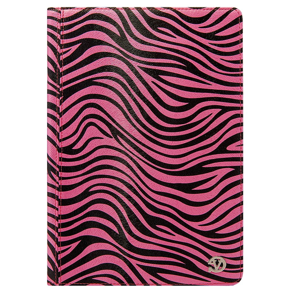 iPad Air 2013 9.6" Portfolio Case - Vegan Leather Stand Case For Apple iPad Air 2013 With Folding Cover And Interior Slip Accesory Pockets (Black)