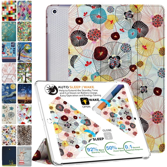 iPad Air 2nd Gen 9.7" 2014 TPU Case A1566 A1567 MGLW2LL/A MGL12LL/A MH0W2LL/A MGKM2LL/A MH182LL/A MGKL2LL/A MGTY2LL/A MH1J2LL/A MGTX2LL/A MH2V2LL/A MH2W2LL/A MH2U2LL/A MH2N2LL/A Printed Yarn Flowers
