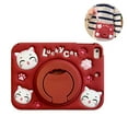 thumbnail image 1 of for iPad Air 3 (10.5-inch 2019, 3rd Generation) and iPad Pro 10.5 Case Kids Shockproof Cover With Pencil Holder 3D Cartoon with Rotating Handle Stand Shoulder Strap Soft Silicone Child Case,Red, 1 of 6