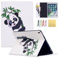 thumbnail image 1 of iPad Air 3 Case 2019, iPad Pro 10.5 Case, Allytech PU Leather Lightweight Stand Cover Wallet Case with Card/ Cash Slots for Apple iPad Air 3st Gen / iPad Pro 10.5 2017 Model, Panda & Bamboo, 1 of 6